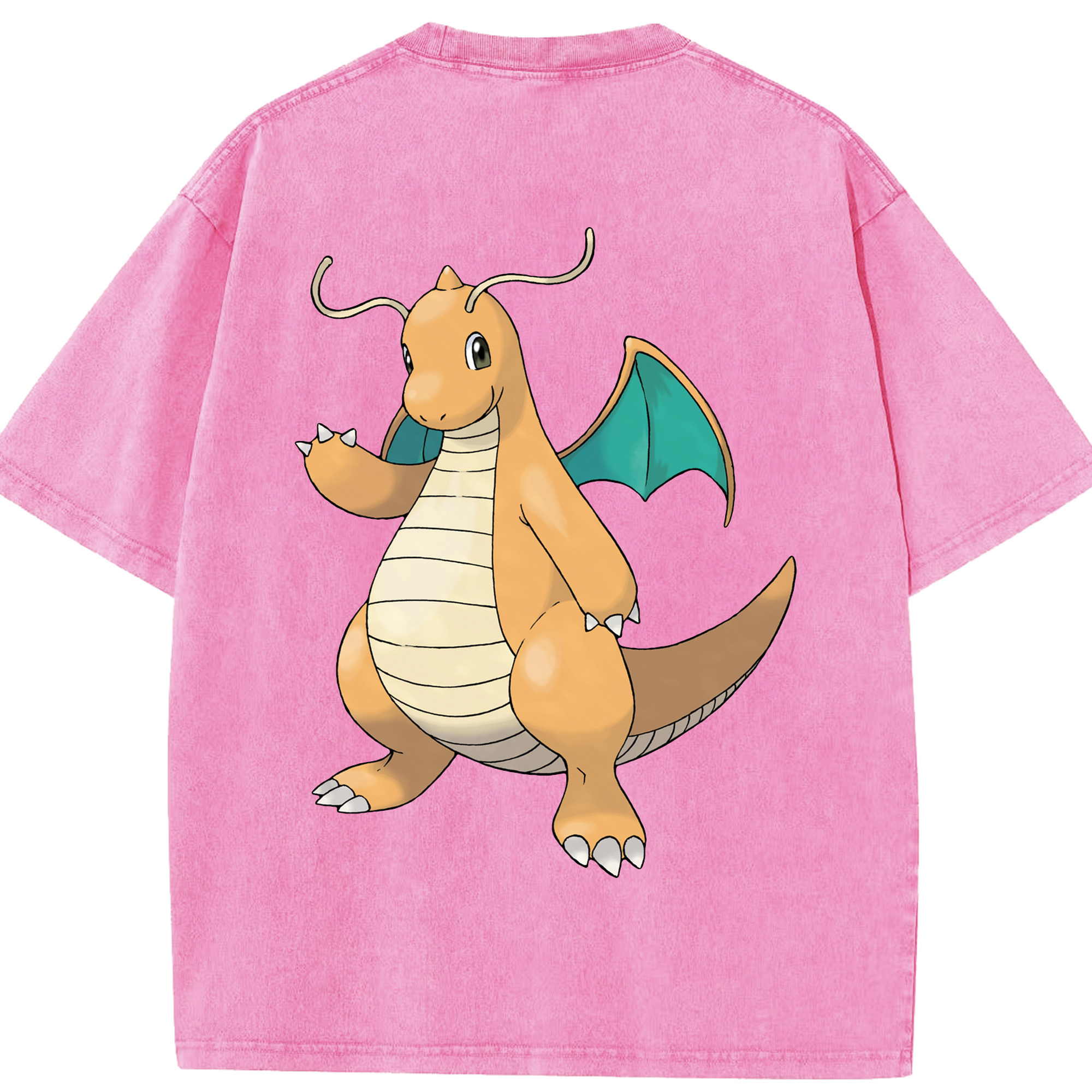 （画像用） ポケットモンスター Pokémon 綿100% ヴィンテージ風 半袖Tシャツ（背面プリント）